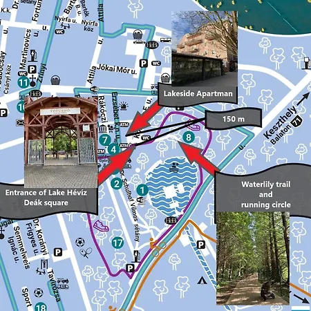 Апартаменты Lakeside Хевиз